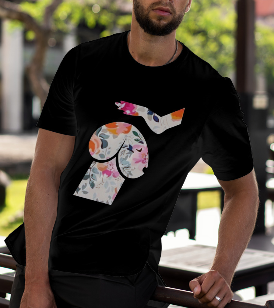 A Perfect Dog Lovers Floral T-Shirt