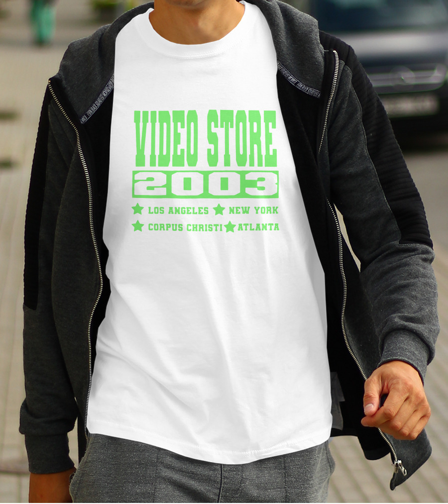 VIDEO STORE 2003 LOS ANGELES NEW YORK CORPUS CHRISTI ATLANTA T-Shirt