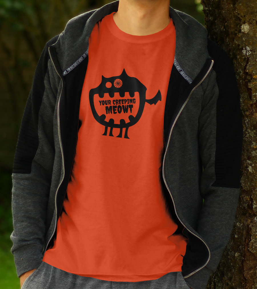 Funcky Designs Your Creeping Meowt Cat T-Shirt