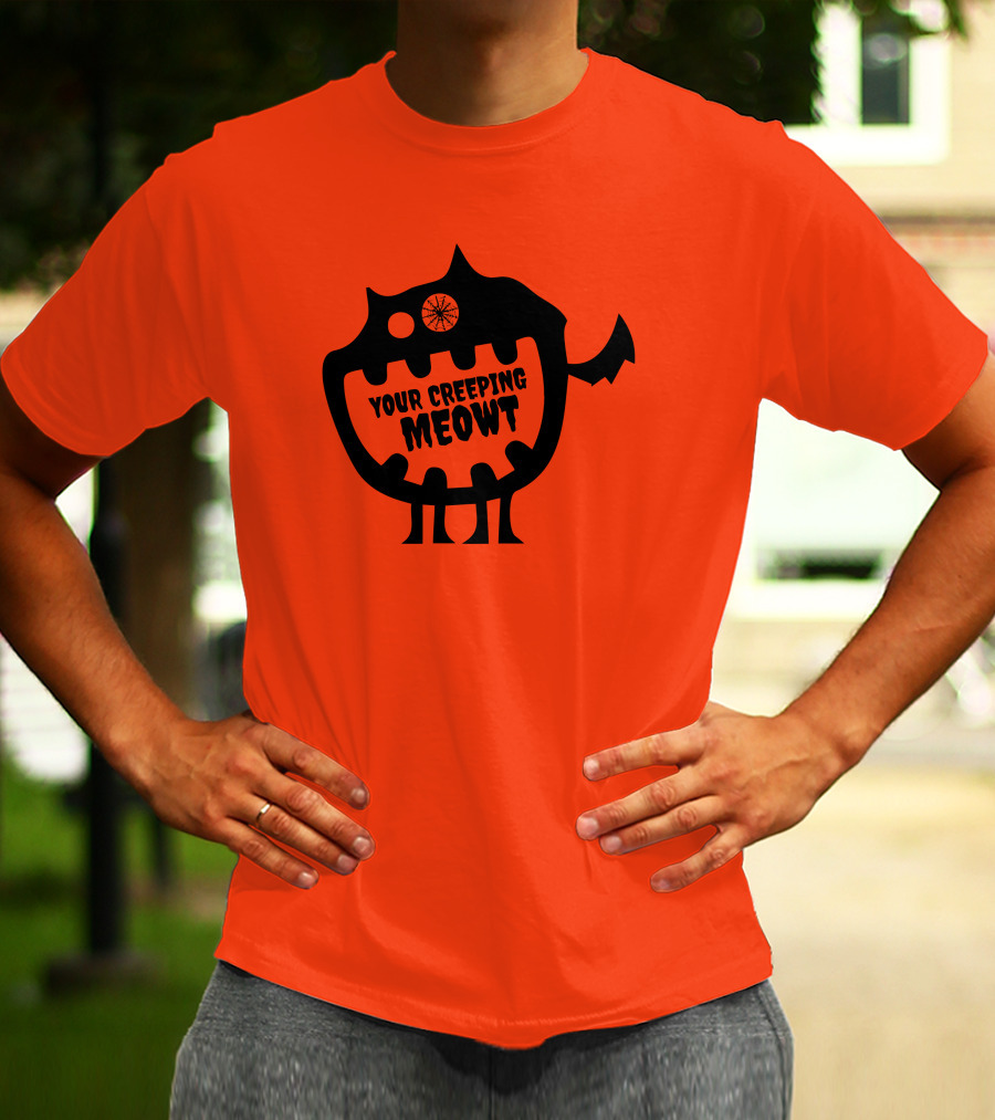 Funcky Designs Your Creeping Meowt Cat T-Shirt