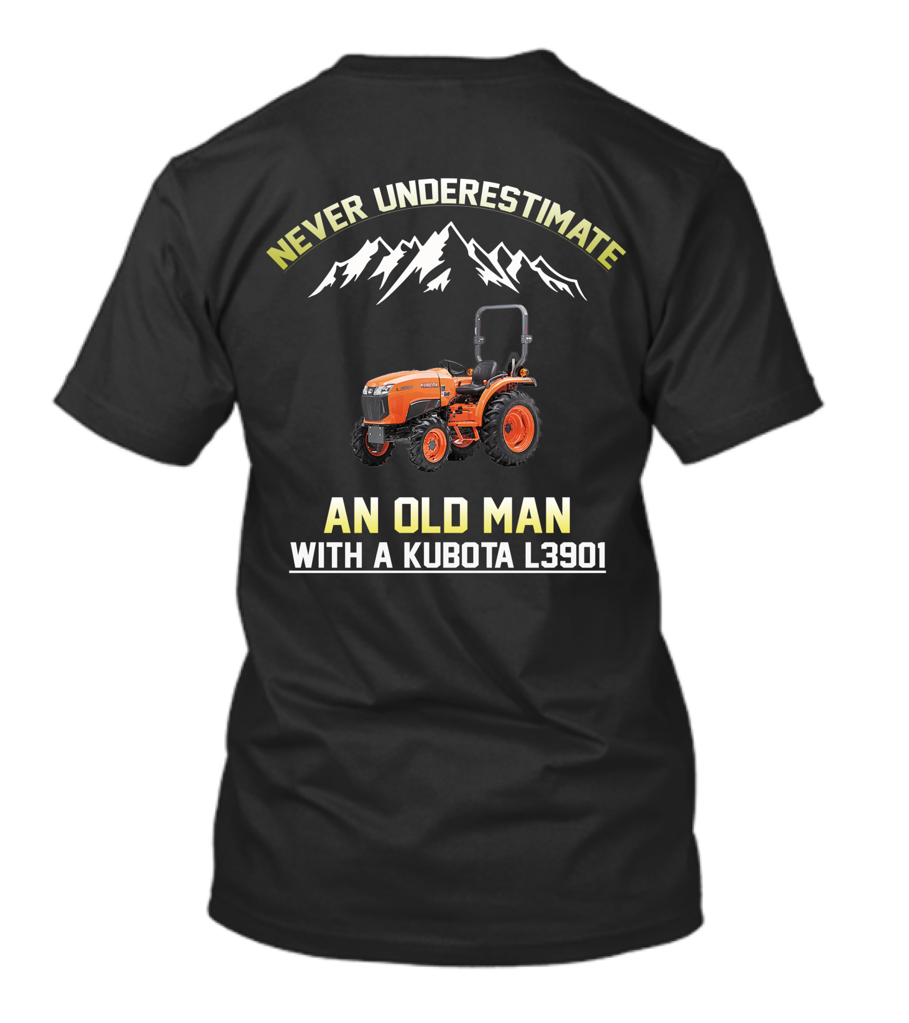 Never Underestimate An Old Man With A Kubota L3901 T-Shirt