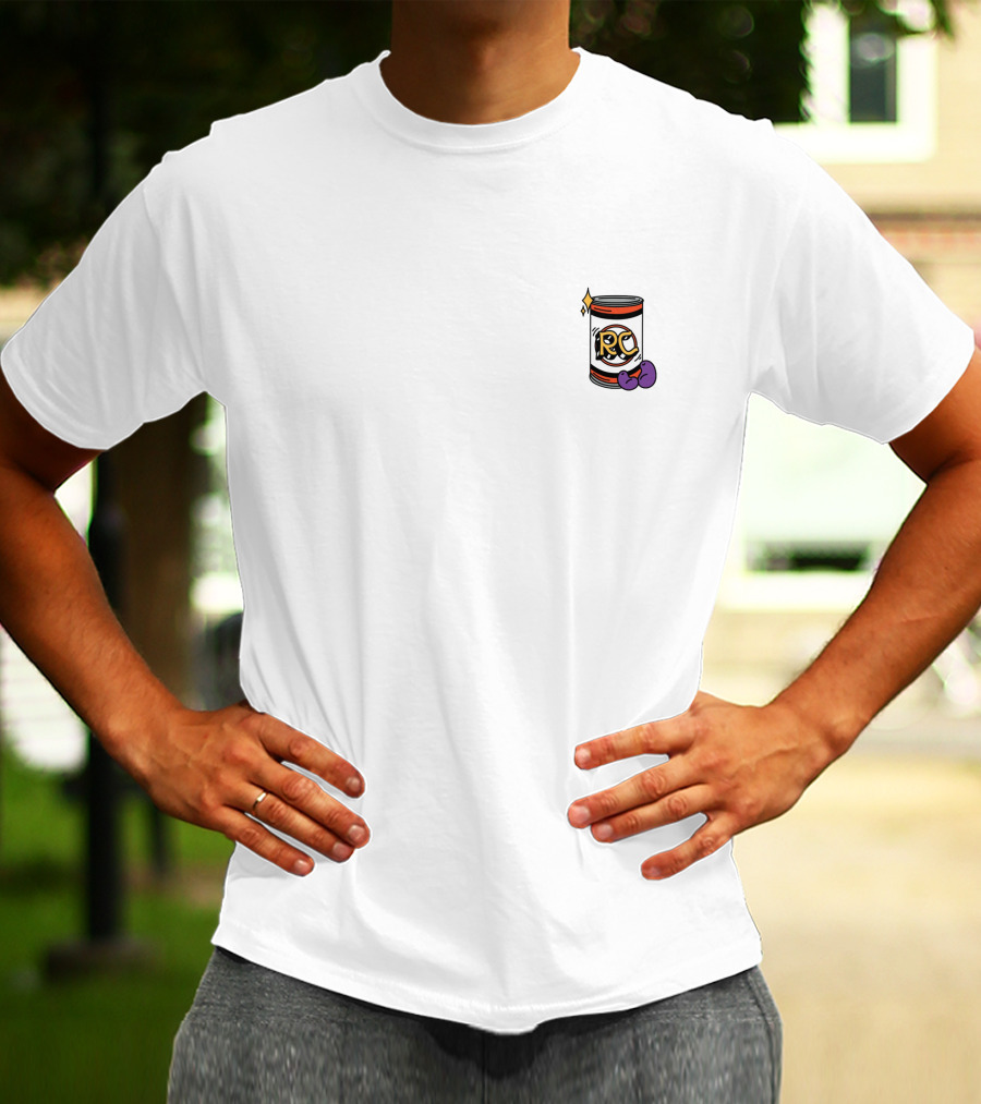 Black Beans RC Can White T-Shirt