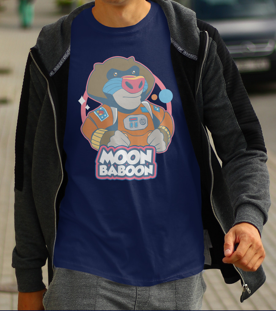 Moon Baboon It Takes Two Space Adventure T-Shirt