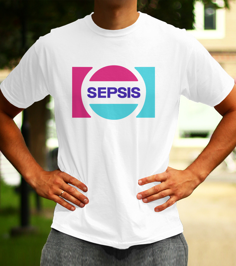 Pander Store Mechazawa Sepsis Logo Circular Colorful T-Shirt