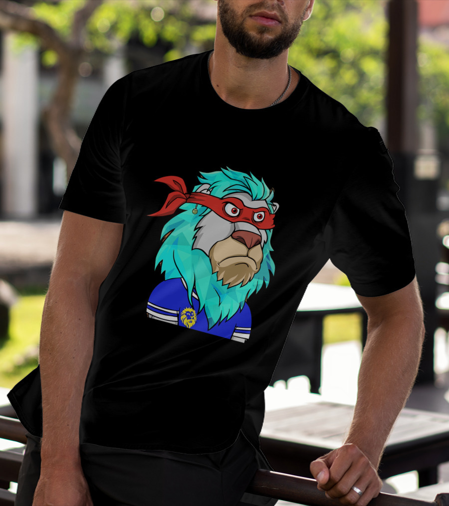 Chris Maddern 6621 Lazy Lions Ninja Opensea Bungalows T-Shirt