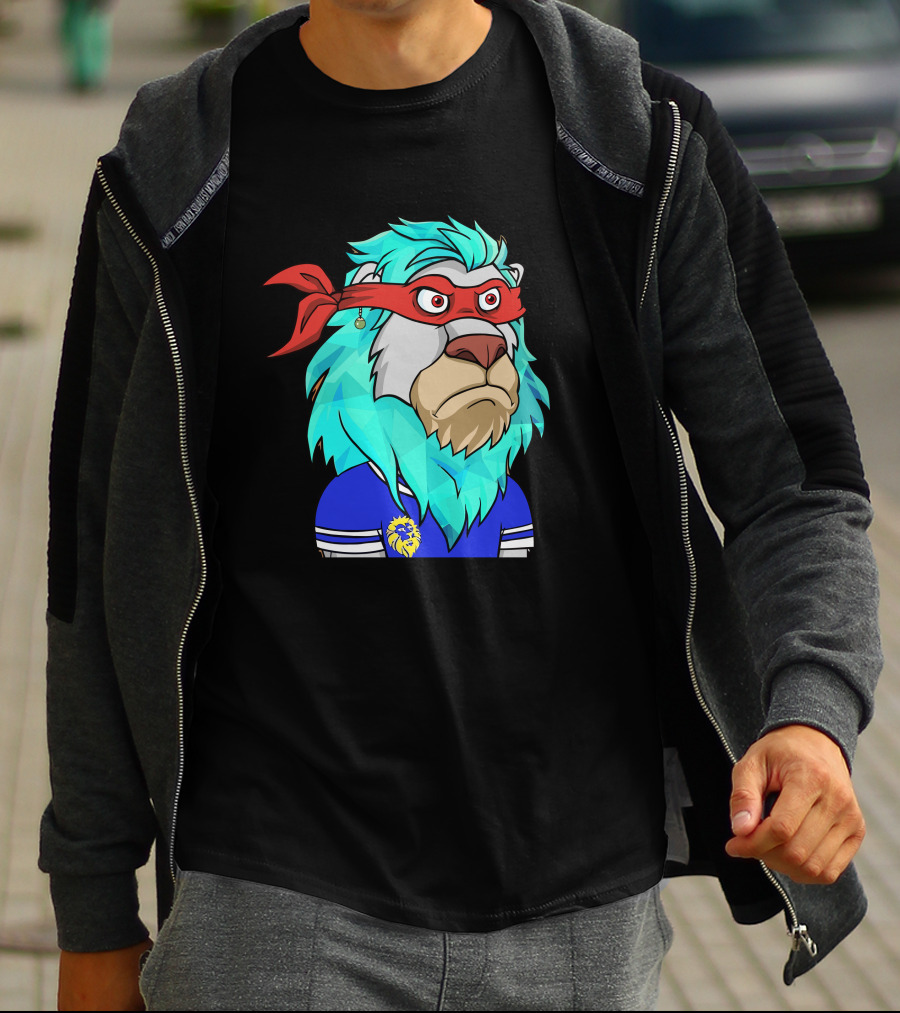 Chris Maddern 6621 Lazy Lions Ninja Opensea Bungalows T-Shirt