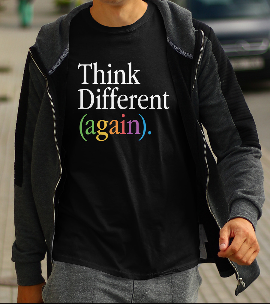 Think Different Again Throwboy Store MacRumors Giveaway T-Shirt