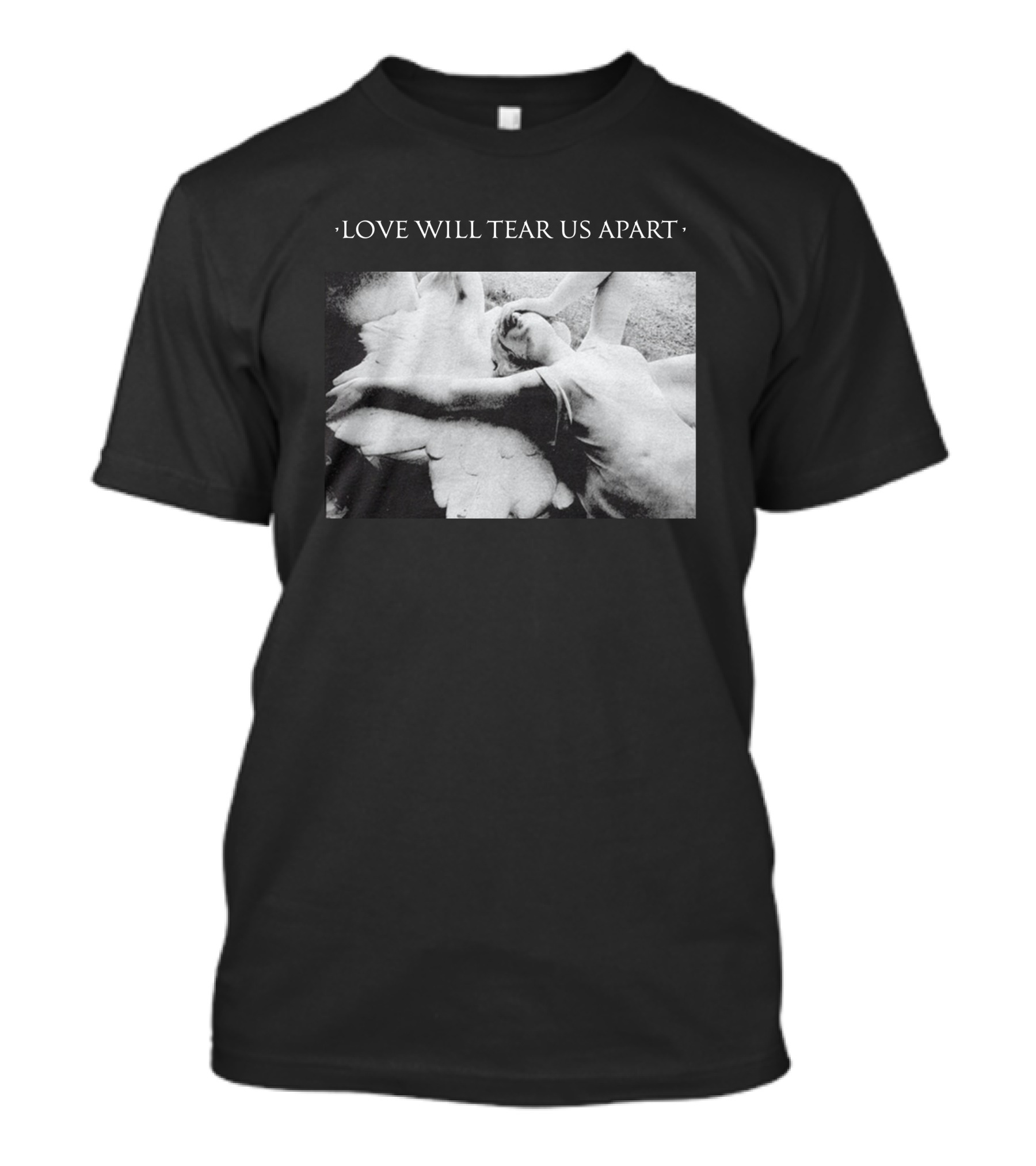 Love Will Tear Us Apart Angel Sculpture T-Shirt