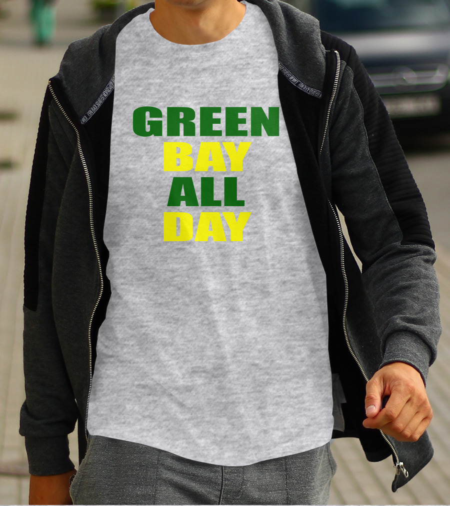 Green Bay All Day Packers Fan Edition Sam 2 Point Oh T-Shirt