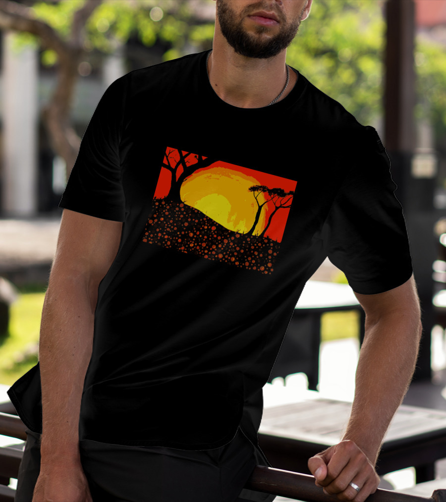 Digitees Ngunnawal Sunset Art Landscape Mr Ngunnawal Ar Maple Ngunnawalart4 T-Shirt