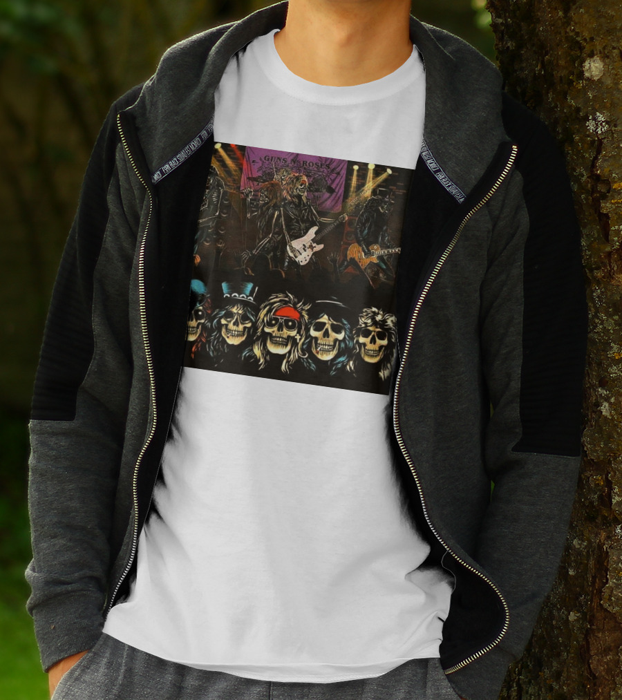Guns N' Roses Live Skull Band T-Shirt