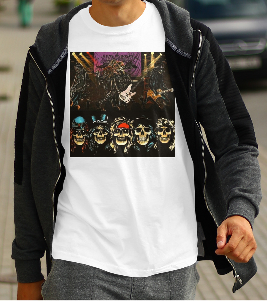 Guns N' Roses Live Skull Band T-Shirt