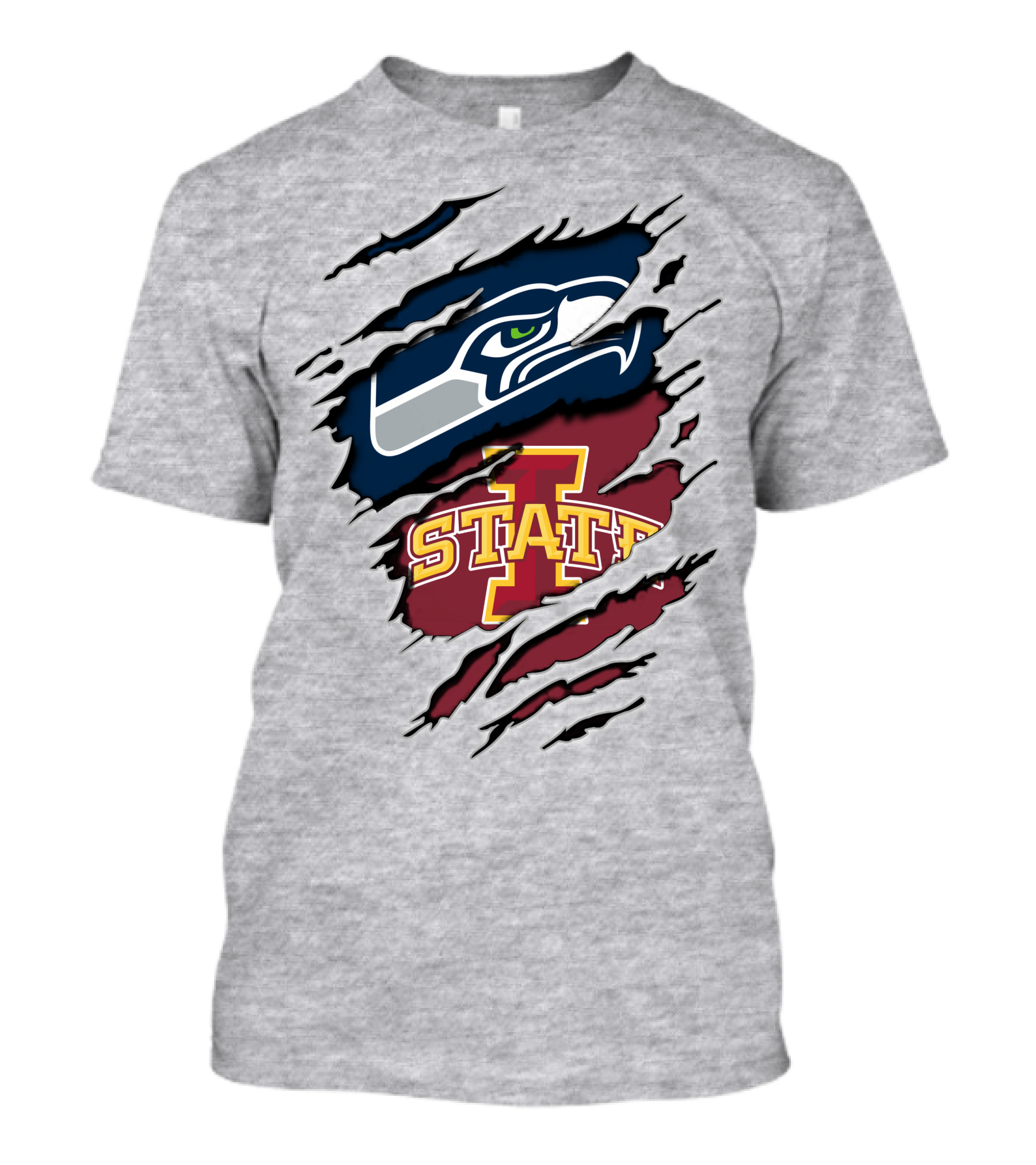 Seahawks Iowa State Cyclones Dual Loyalty T-Shirt