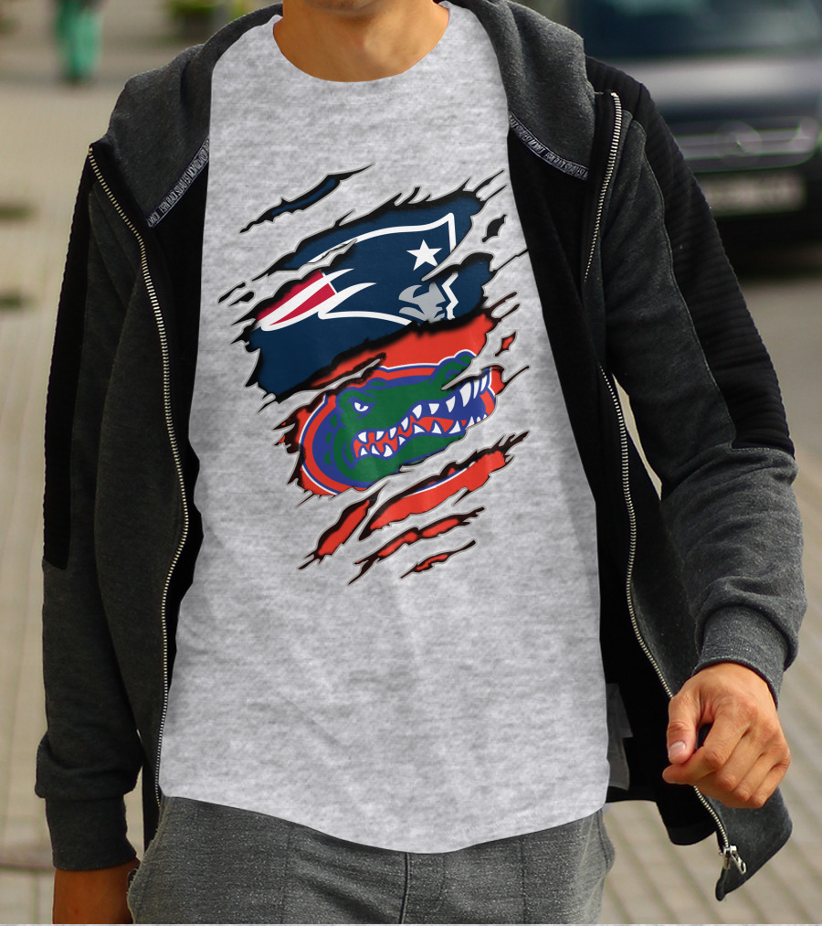Patriots Gators Claw Marks T-Shirt