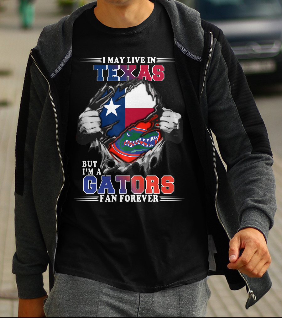 Texas Gators Fan Forever State Pride Combo T-Shirt