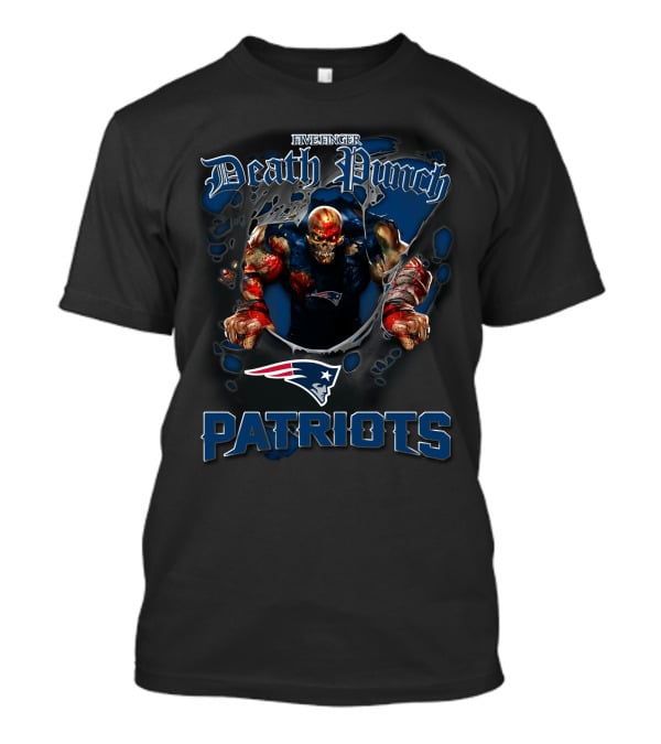 Five Finger Death Punch New England Patriots Football T-Shirt