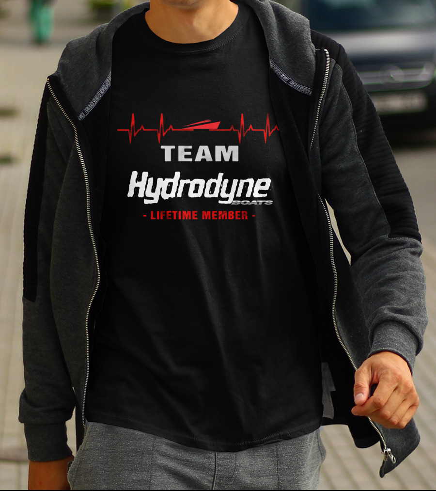 Team Hydrodyne Boats Lifetime Member T-Shirt