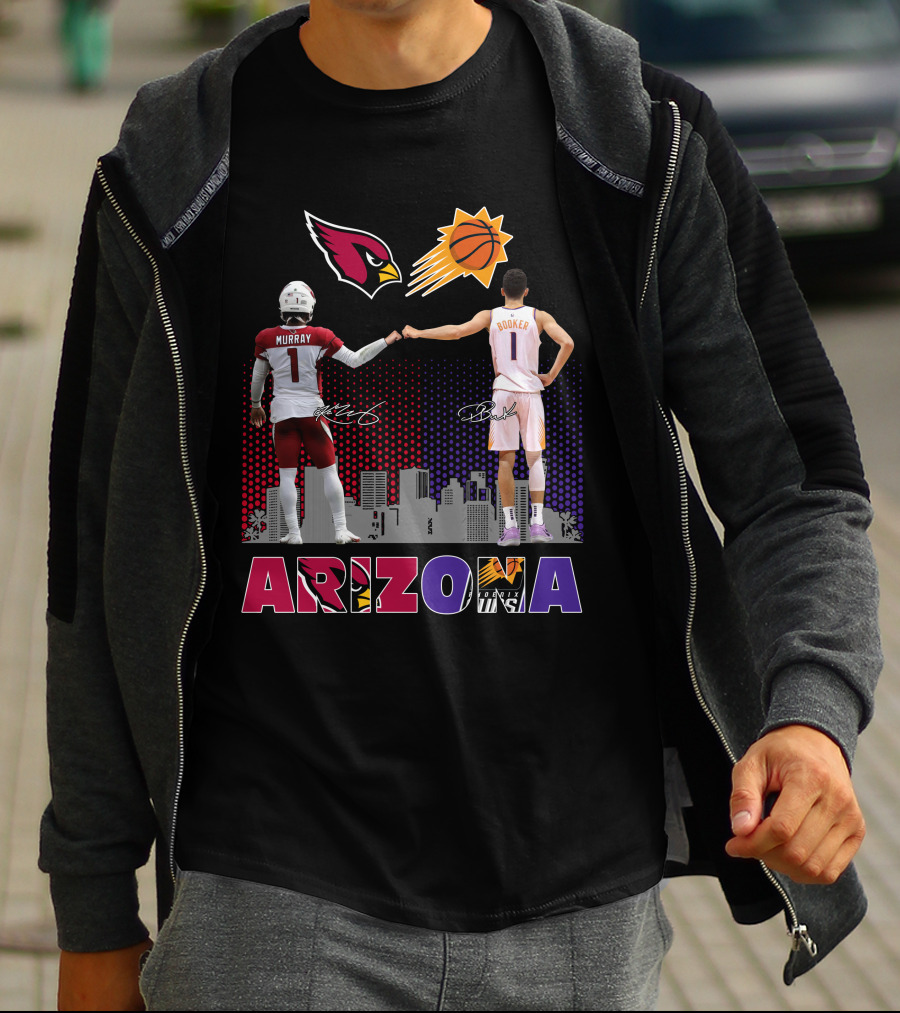 Arizona Cardinals Suns Murray Booker T-Shirt