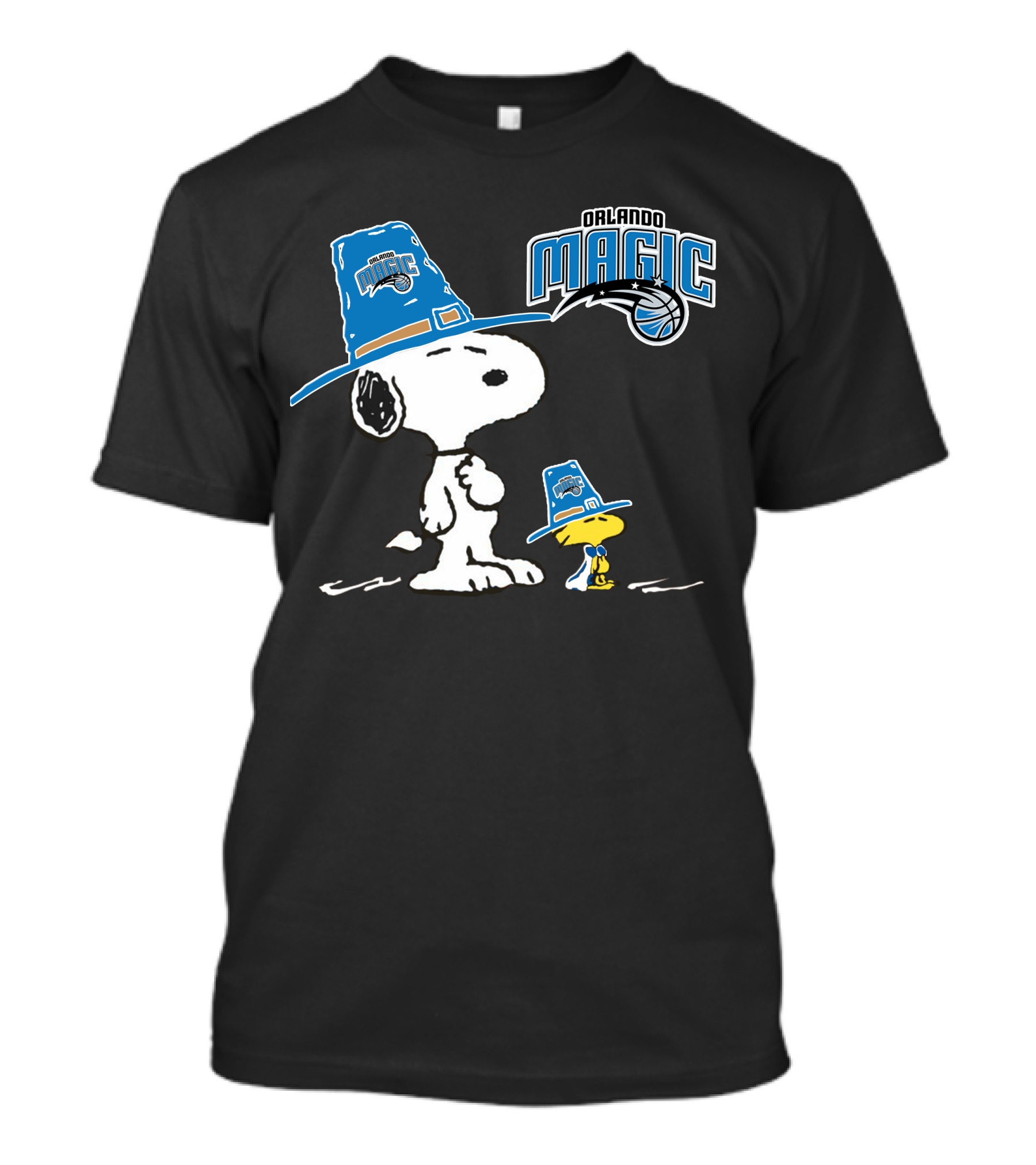 Orlando Magic Snoopy Woodstock NBA Collaboration T-Shirt