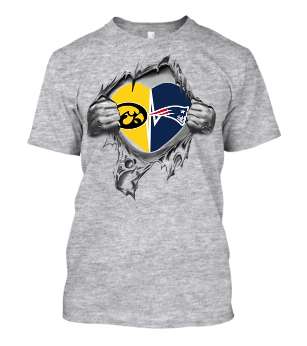 Iowa Hawkeyes Patriots Heart T-Shirt