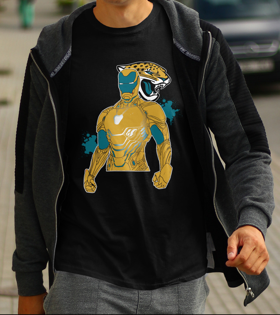 Iron Man Jaguars Crossover T-Shirt