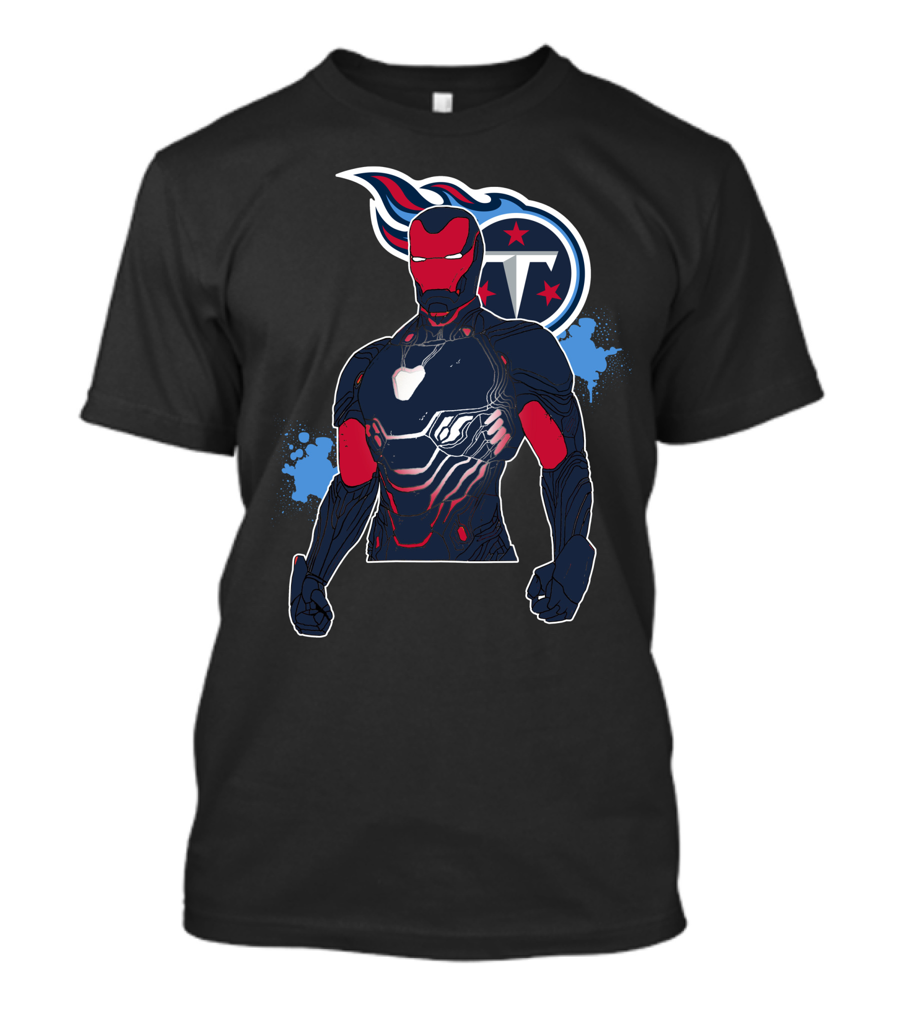 Iron Man Tennessee Titans Crossover T-Shirt
