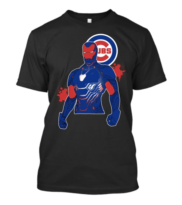 Iron Man Chicago Cubs Fusion T-Shirt