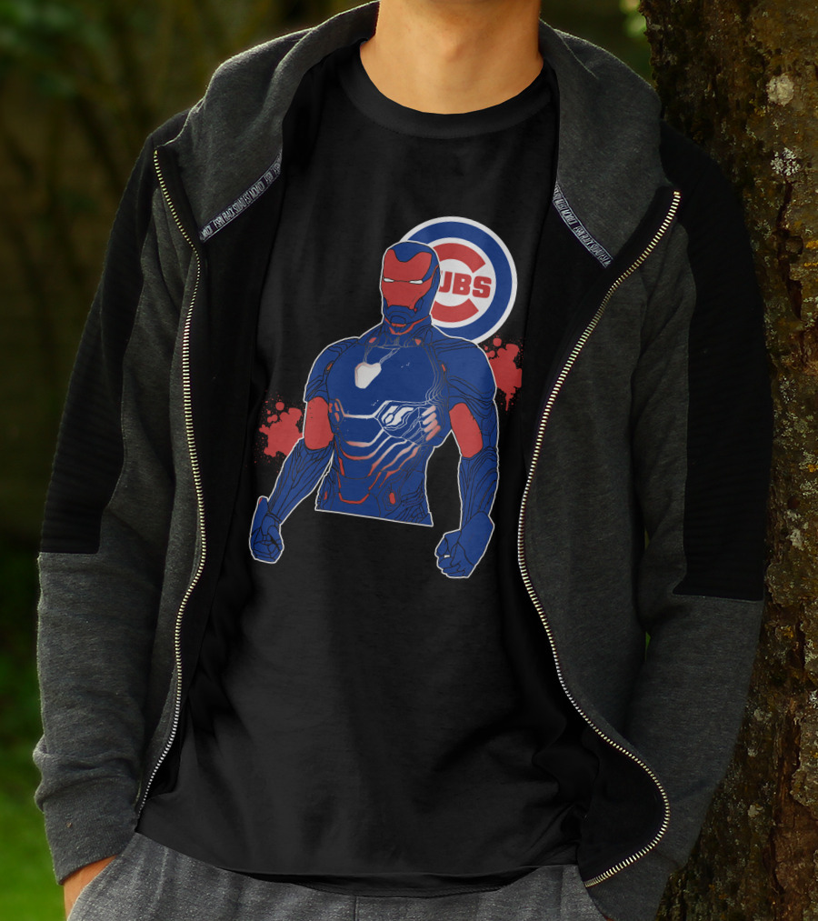 Iron Man Chicago Cubs Fusion T-Shirt