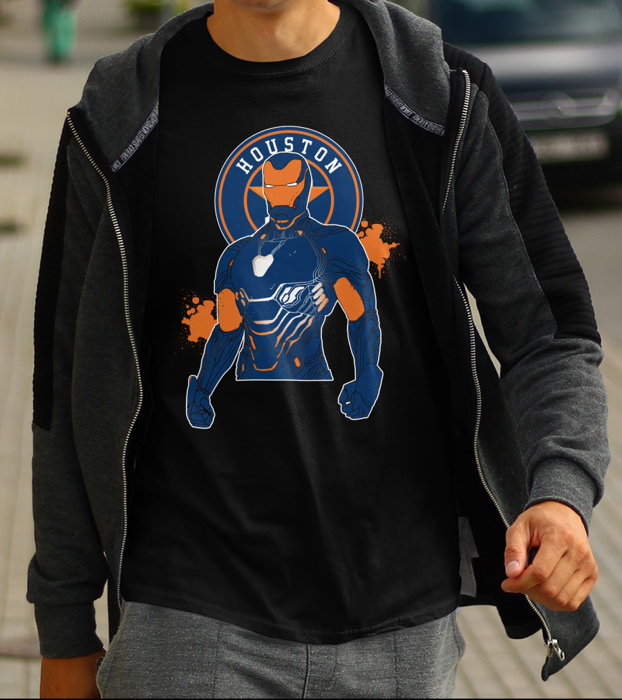 Houston Iron Man Astros Fusion T-Shirt
