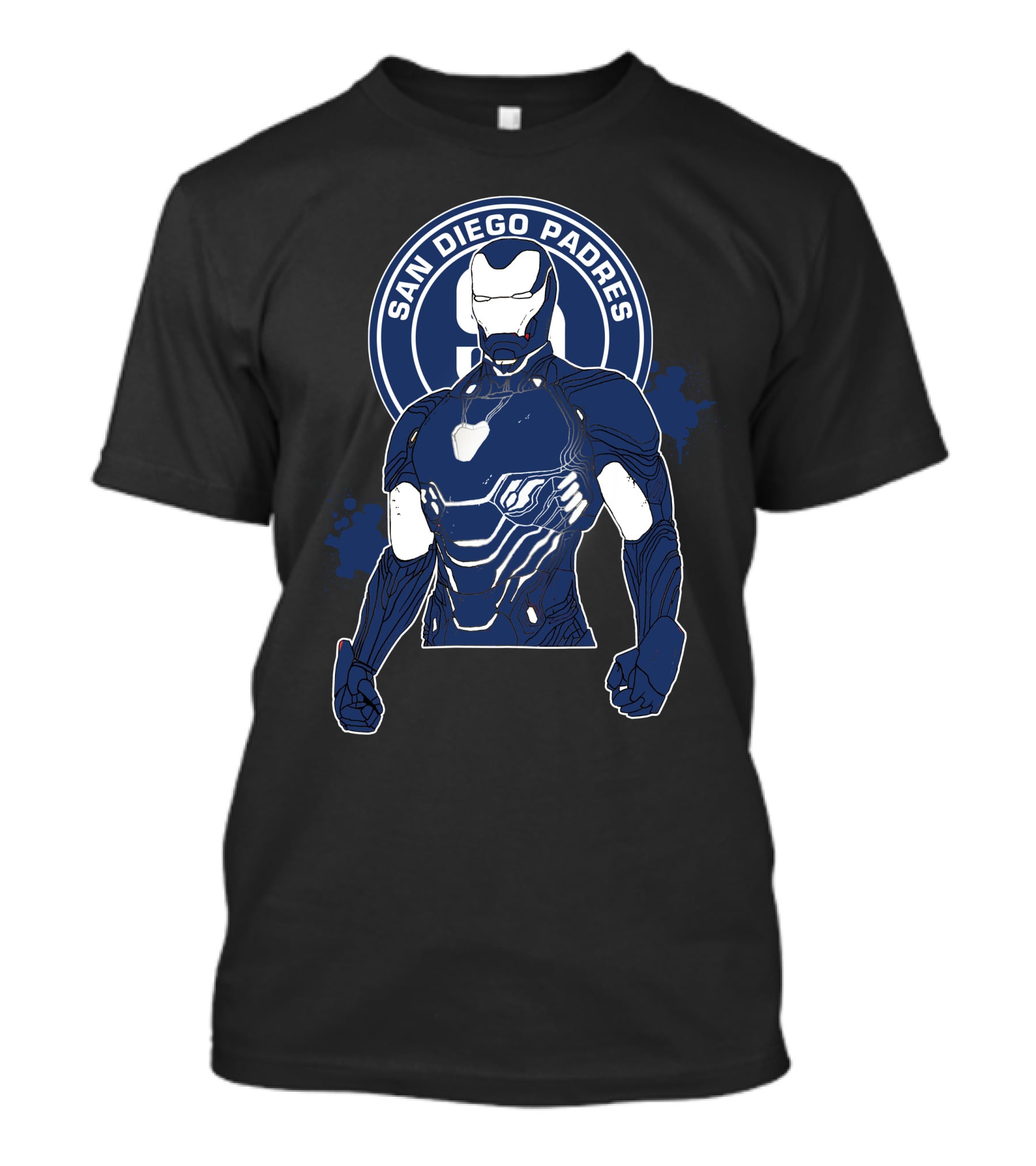 Iron Man San Diego Padres Crossover T-Shirt