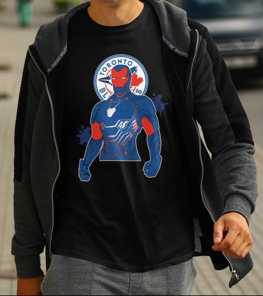 Iron Man Toronto Blue Jays Mashup T-Shirt