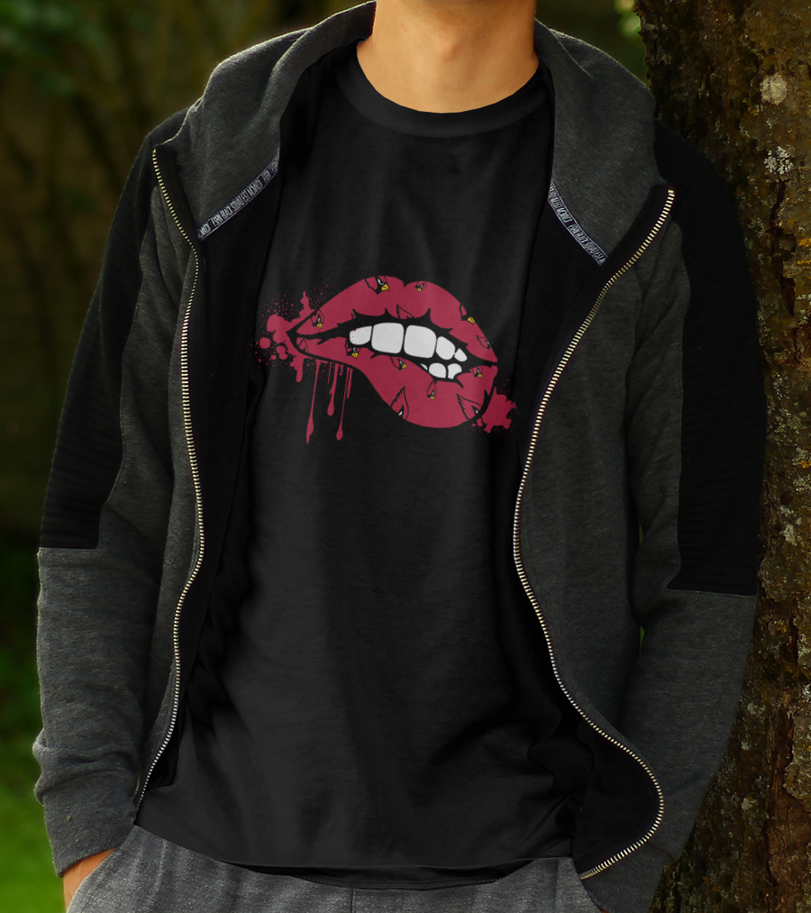 Dripping Lips With Cardinals T-Shirt