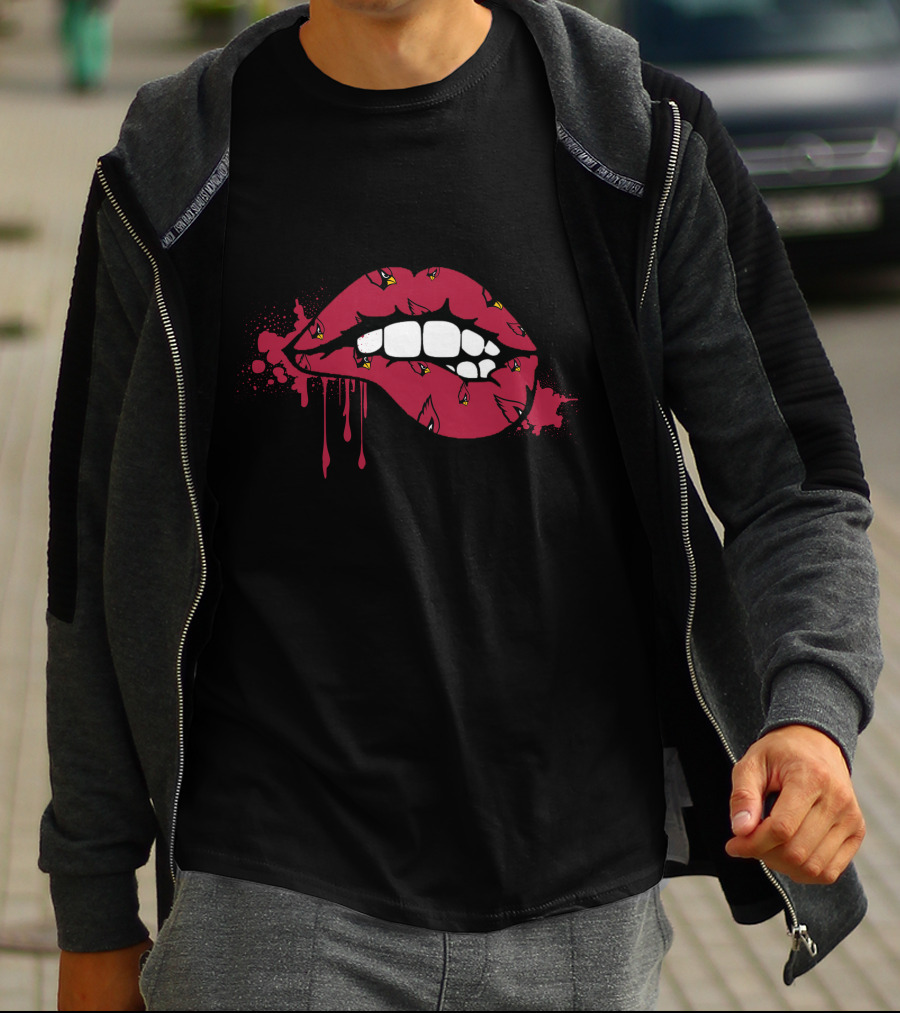 Dripping Lips With Cardinals T-Shirt