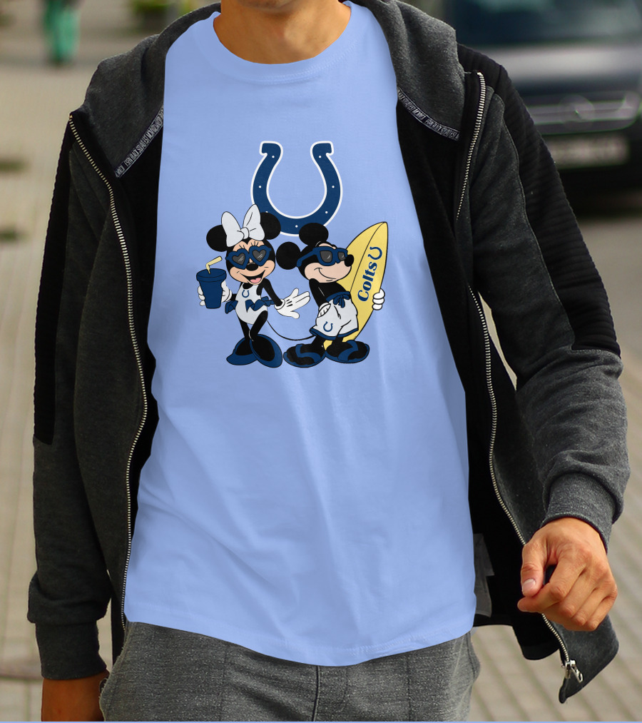 Colts Mickey Happy Vacation Colts U T-Shirt
