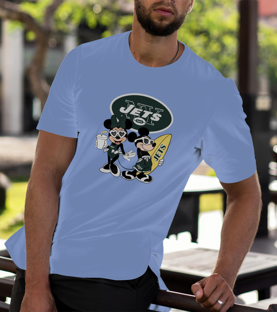 Jets Mickey Surfing Vacation Adventure T-Shirt