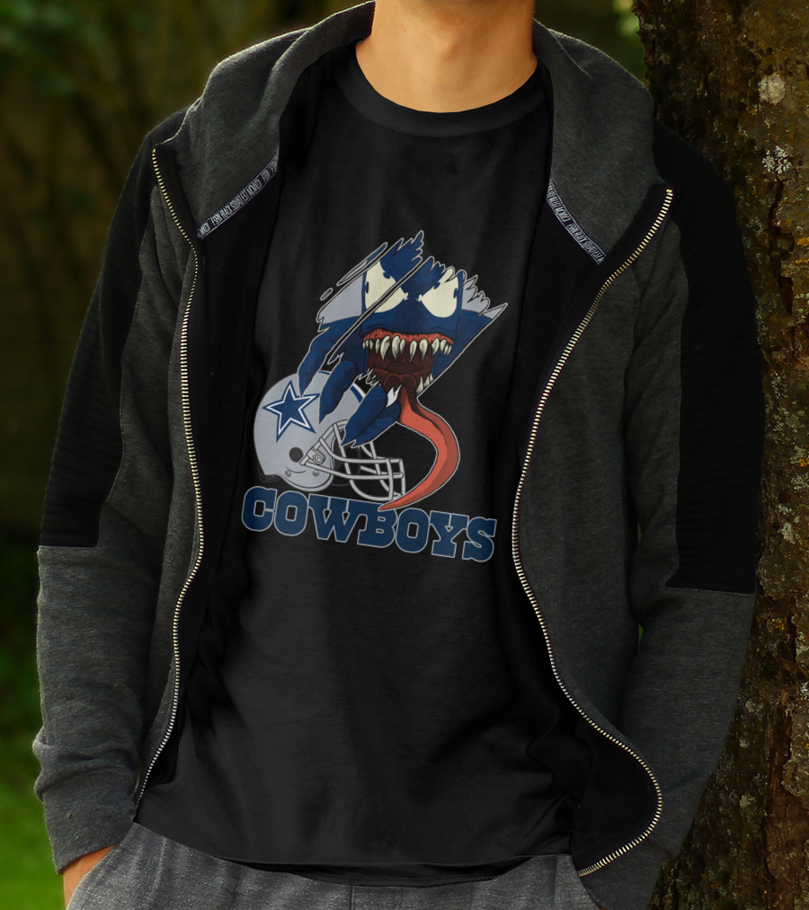 Cowboys Venom Dallas Football Mashup T-Shirt