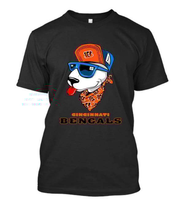 Cincinnati Bengals Bull Terrier T-Shirt