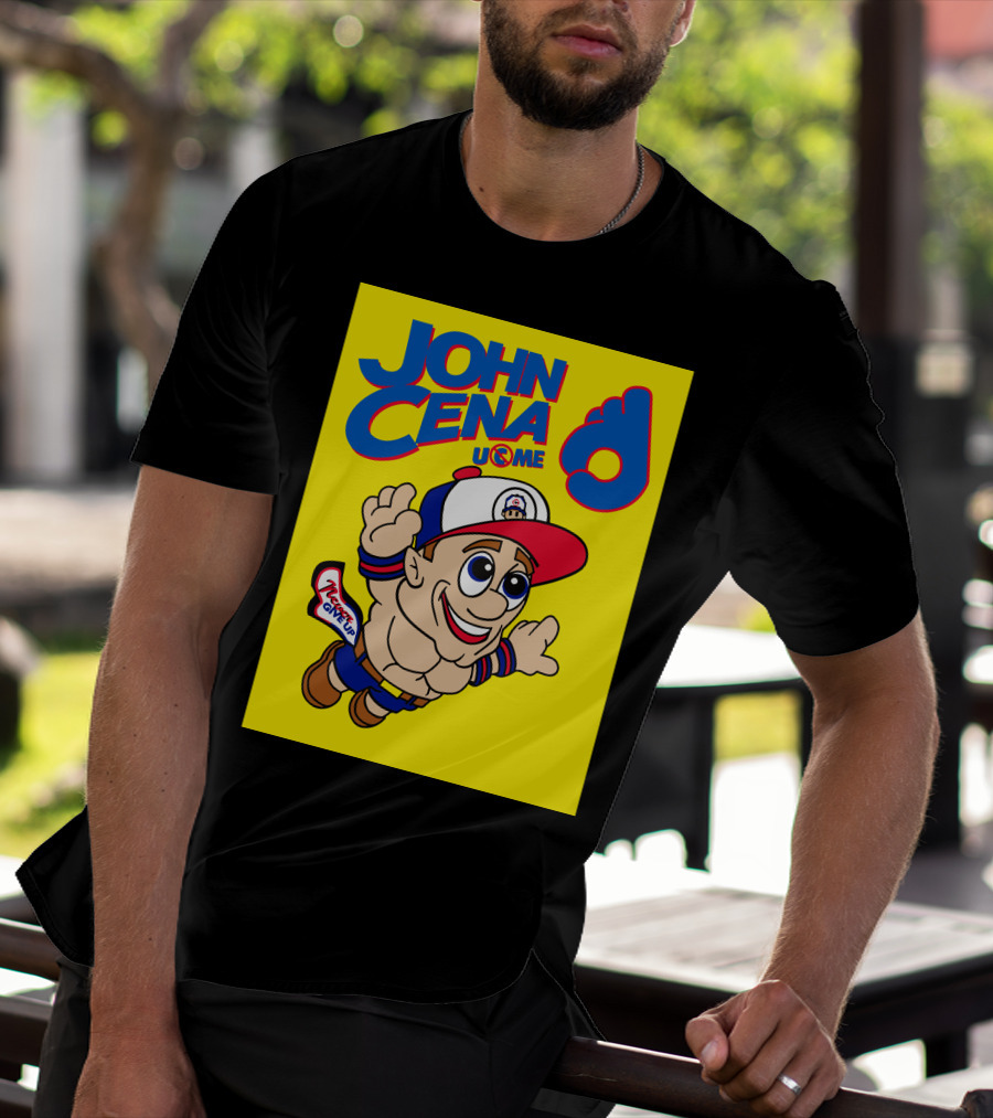 JOHN CENA NEVER GIVE UP U C ME Mario T-Shirt