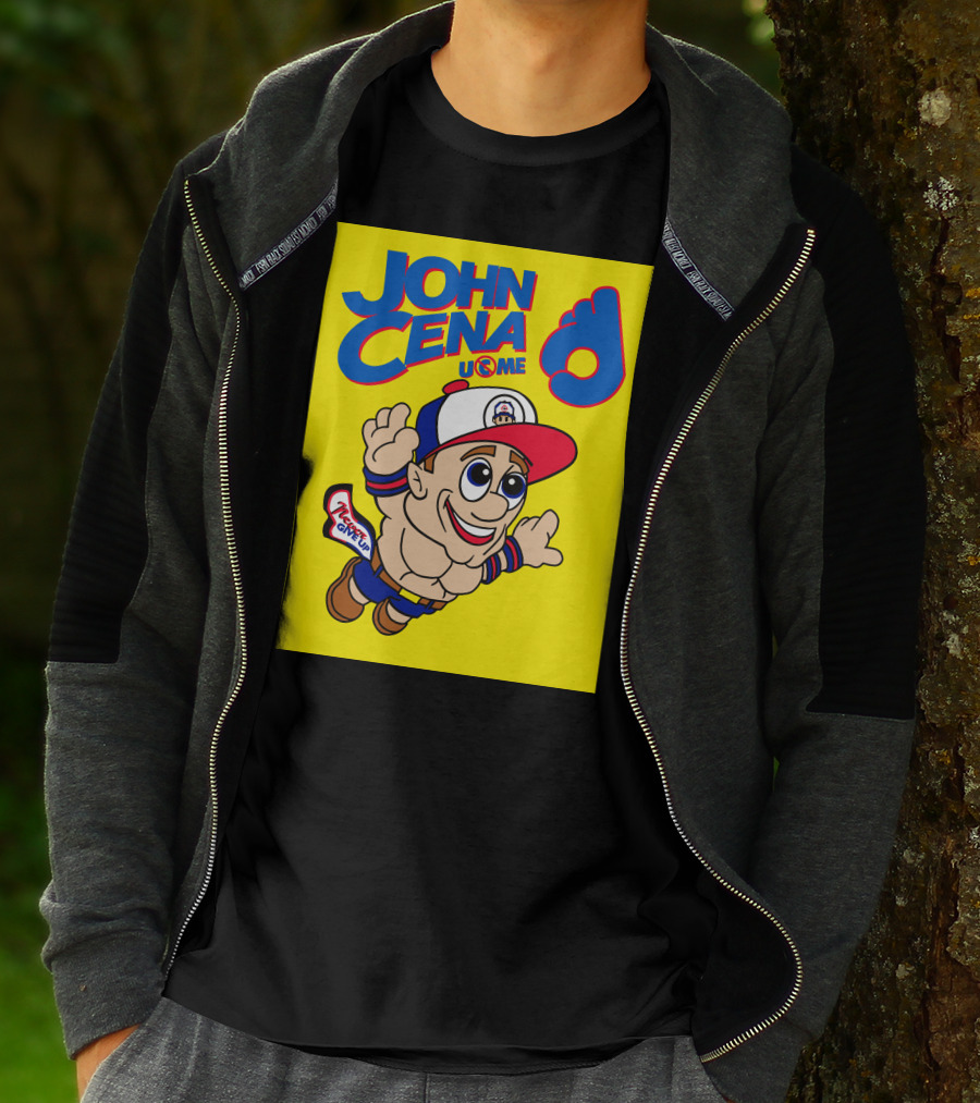 JOHN CENA NEVER GIVE UP U C ME Mario T-Shirt