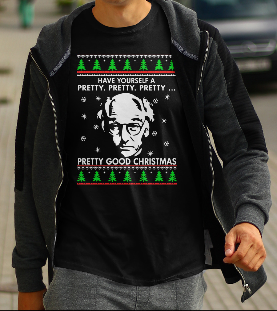 Larry David Have Yourself A Pretty Pretty Pretty Good Christmas T-Shirt