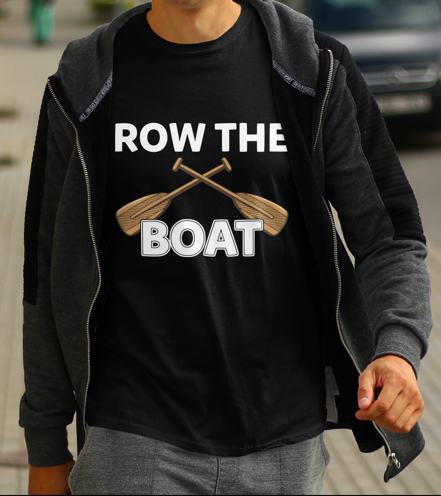 Row The Boat Oars Crossing Western Michigan Football T-Shirt