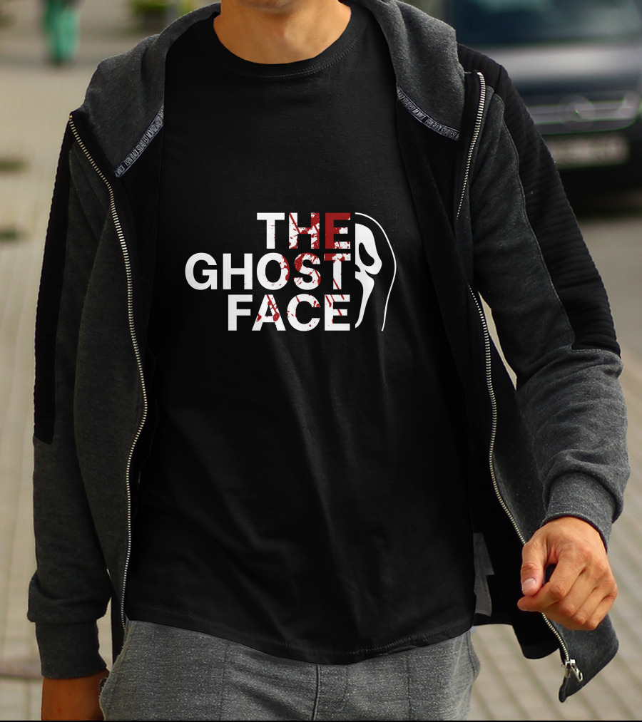 The Ghost Face Blood Splatter Mask T-Shirt