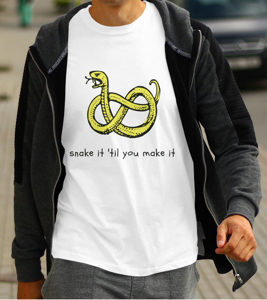 Snake It 'Til You Make It Knotted Serpent Twist T-Shirt
