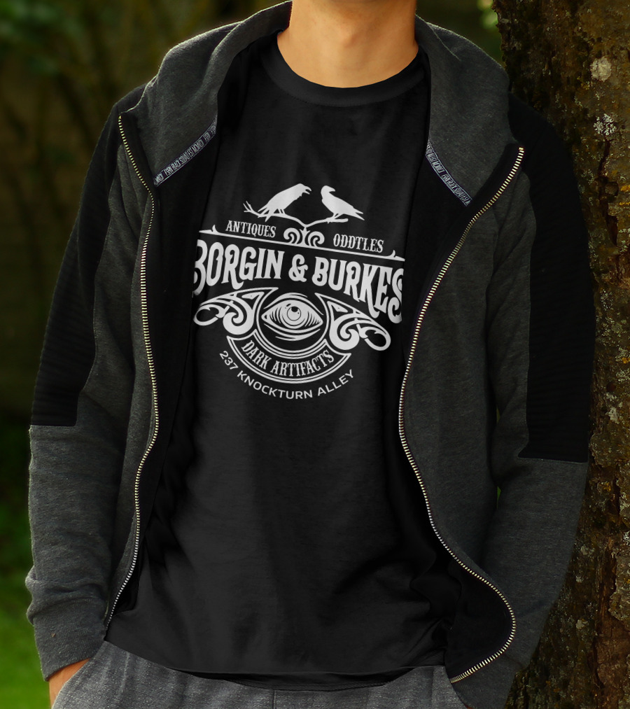 Borgin And Burkes Antiques Oddities Dark Artifacts 237 Knockturn Alley T-Shirt