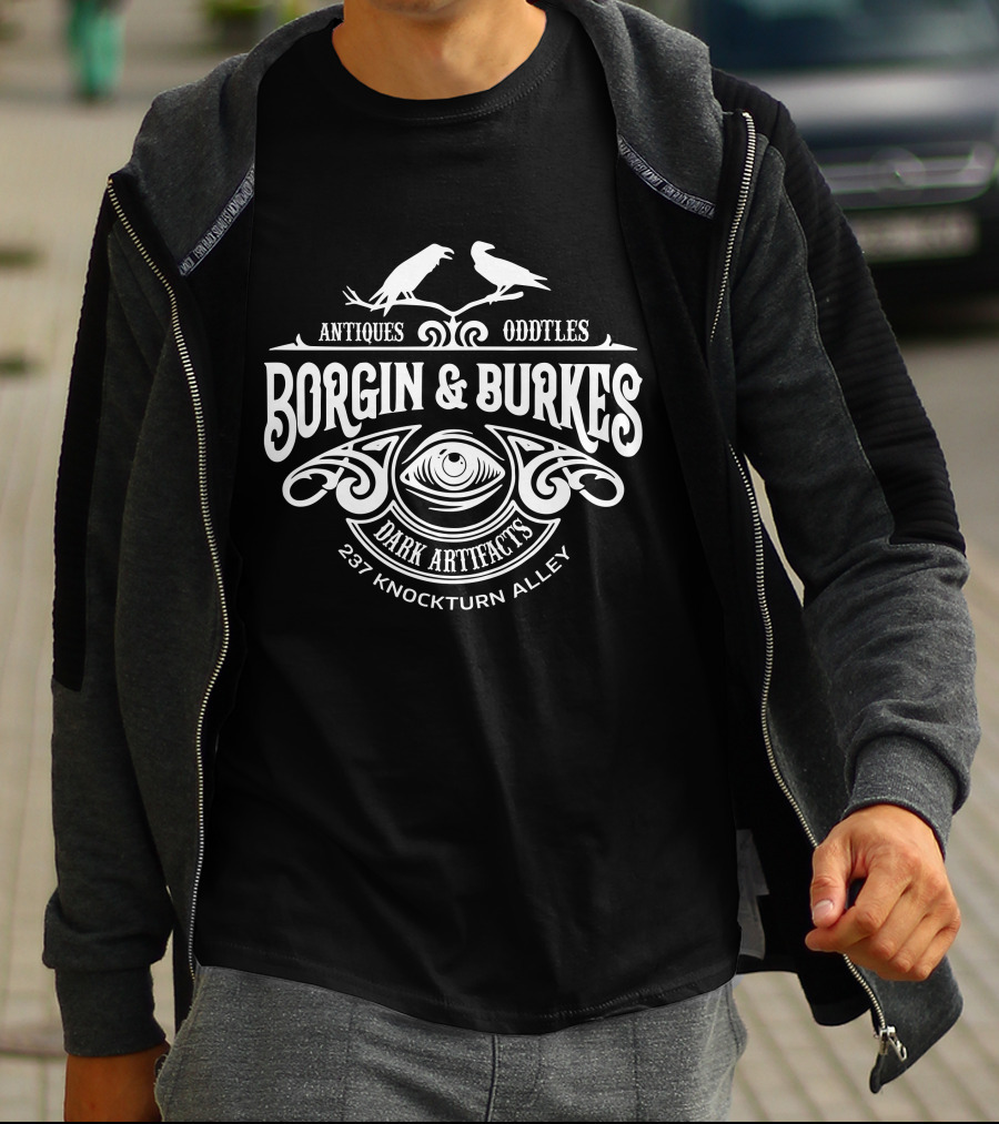 Borgin And Burkes Antiques Oddities Dark Artifacts 237 Knockturn Alley T-Shirt