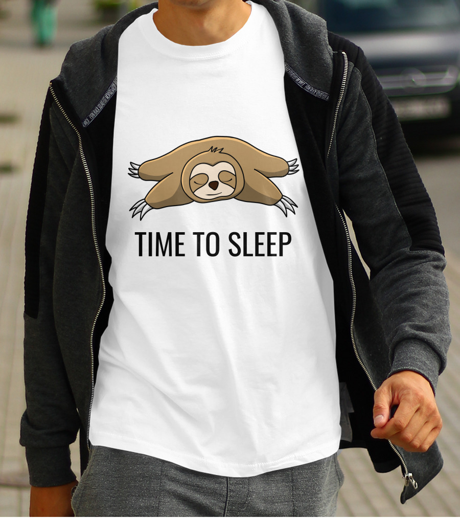 Sleepy Sloth Nap Time Bliss T-Shirt