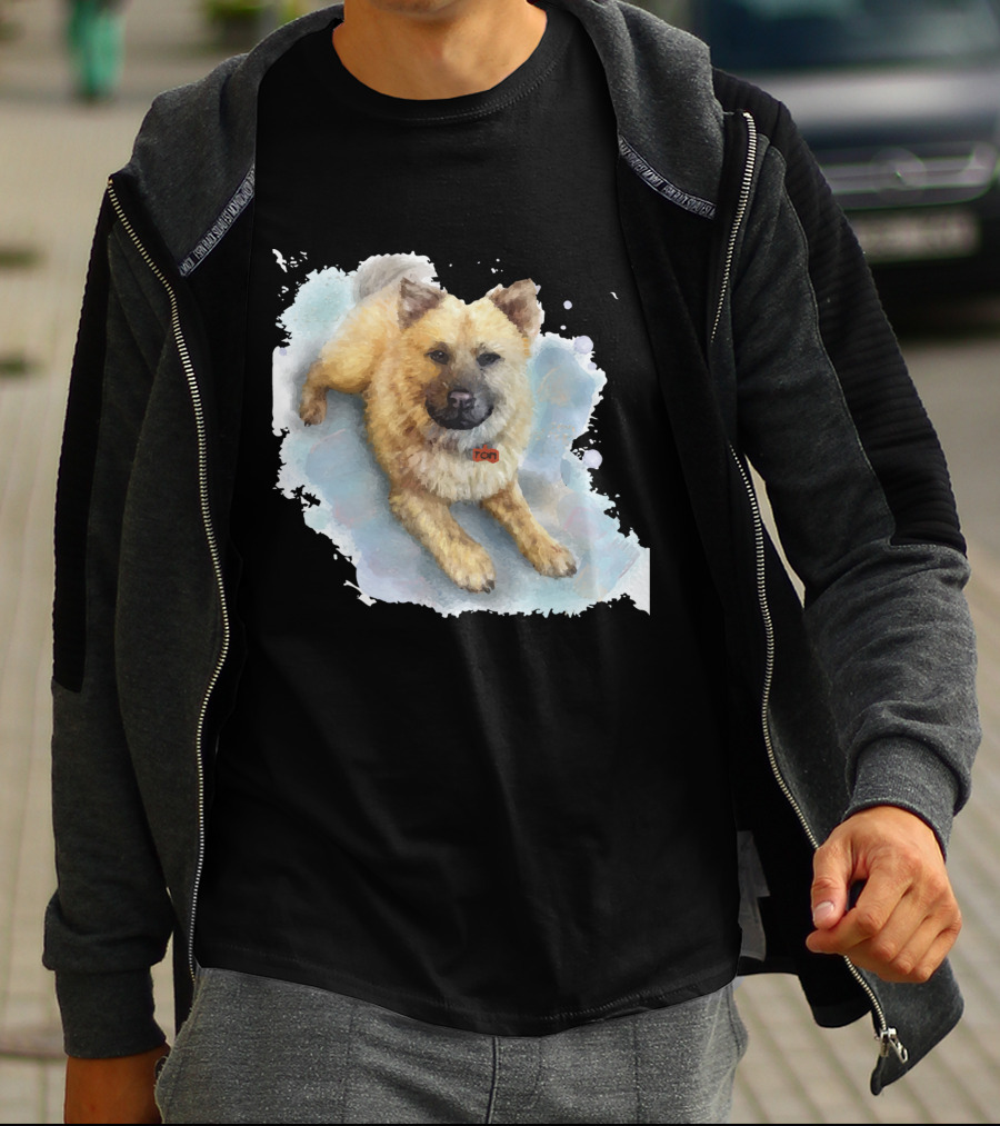 Watercolor Puppy Zen T-Shirt