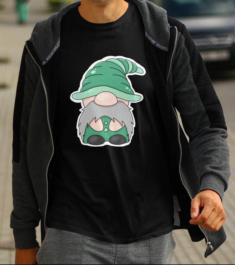 Green Gnomes In Classic Pointed Hat T-Shirt