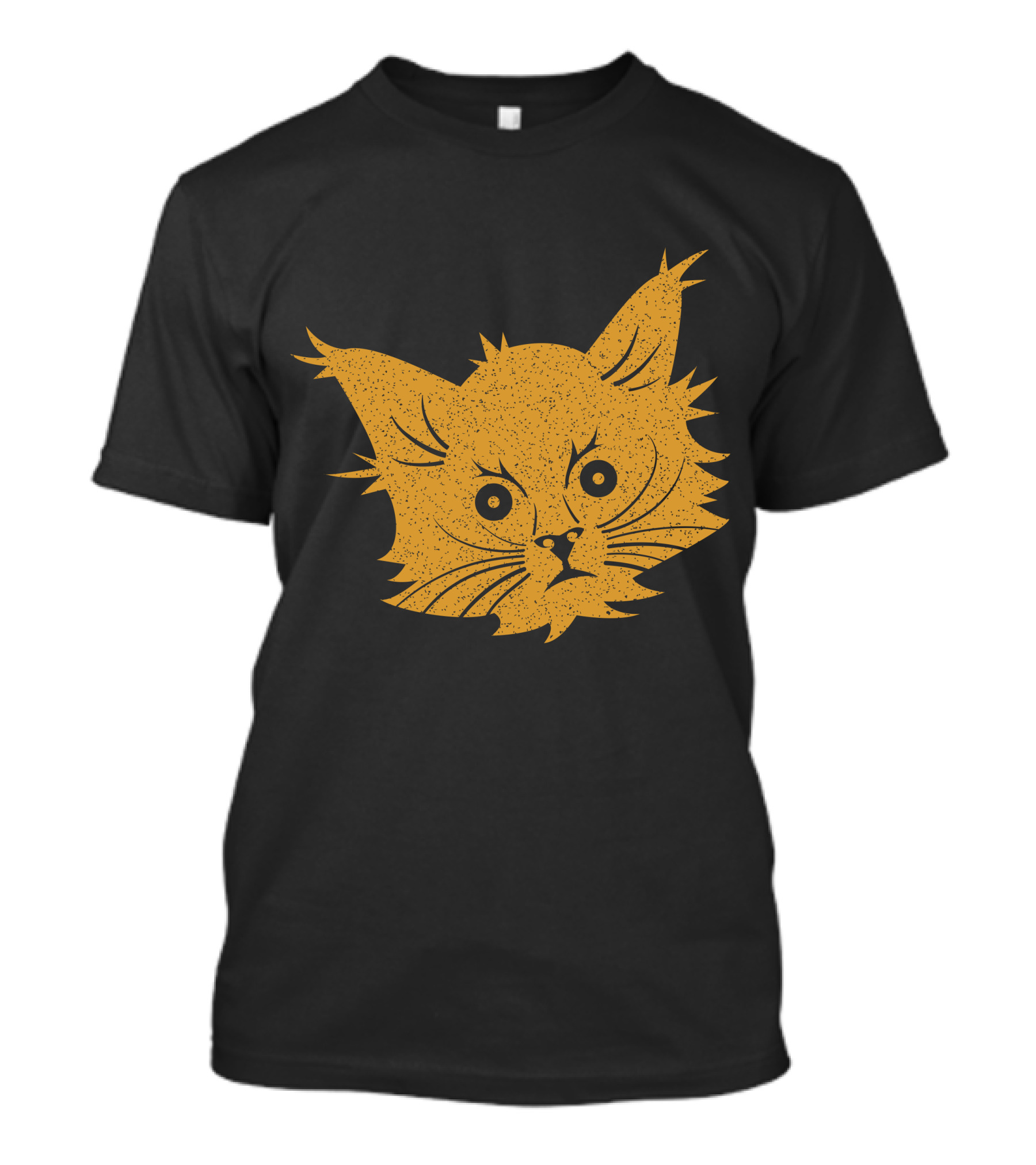 Cat Lover Whiskers Face T-Shirt