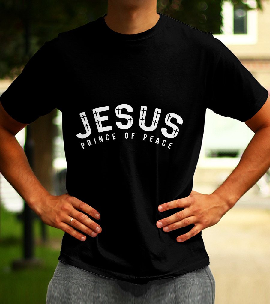 Jesus Prince Of Peace Cross T-Shirt
